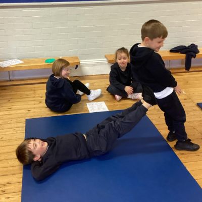 Our amazing balances created in P.E